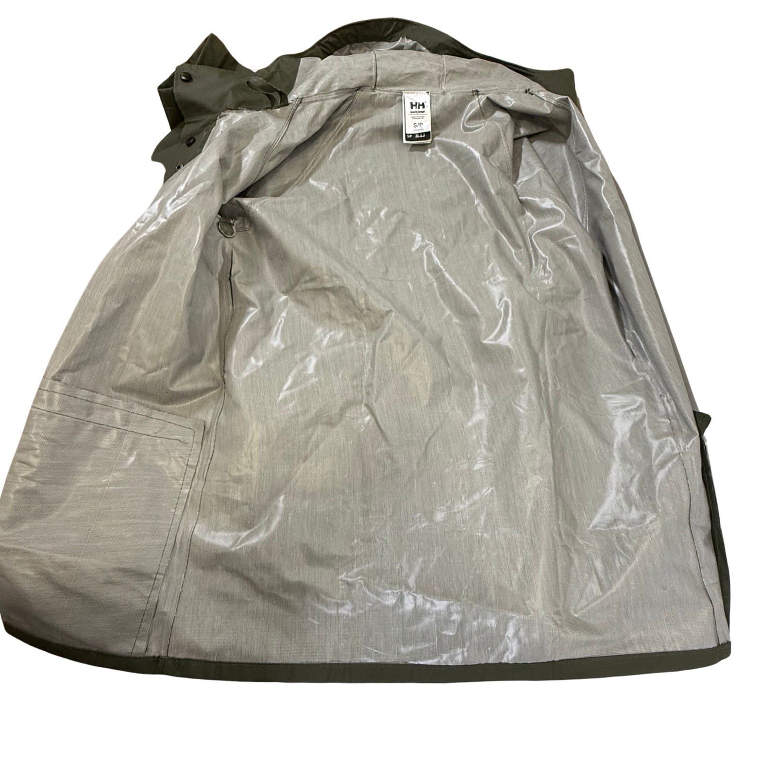 Small Helly Hansen HH Jacket Rain Waterproof Work… - image 18