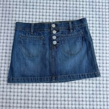 Vintage old navy mini multi button skirt