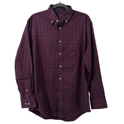 Pendleton Bridgeport Plaid Button Down Shirt Mens M Long Sleeve Heritage Preppy
