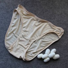 Ladies 100 Silk Knitted Briefs Panties Underwear Lingerie Knickers Breathable