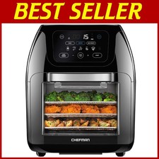 Convection Oven  Air Fryer  Rotisserie, 10L - Black