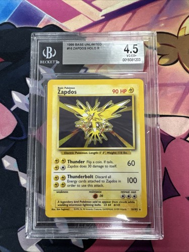 Zapdos graded BGS 4.5 for sale on eBay