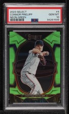 2023 Select Concourse Neon Green Prizm 16/75 Connor Prielipp PSA 10 GEM MT 0x3f