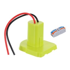 Battery Adapter Converter for 18V Battery with Wire Terminal, 1 Set 2pcs, Green