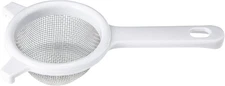 3-Inch Stainless Steel Mesh Kitchen Strainer Sieve White