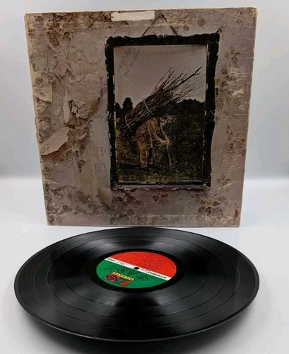 Led Zeppelin IV: 1971 Atlantic SD 7208 PR Presswell Gatefold LP VG-