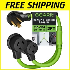 Y-Splitter Extension Cord for Dryer Outlet & EV Charger