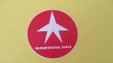 autocollant vintage Kneissl ski 8 cm diamètre