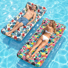 2 Pack Pool Floats Adult Inflatable Lounger Raft Oversized Summer Lake Lounge