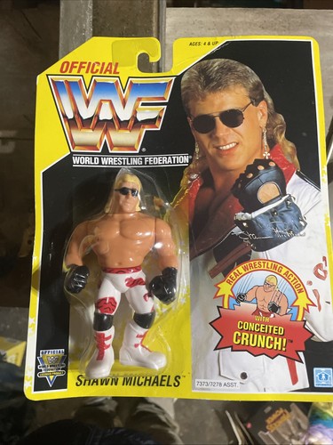 WWE WWF Hasbro Shawn Michaels Series 7 Yellow Card...
