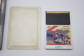 Final Lap Twin PC Engine Hu card in Box with Manual (Namcot, 1989) Retro Game
