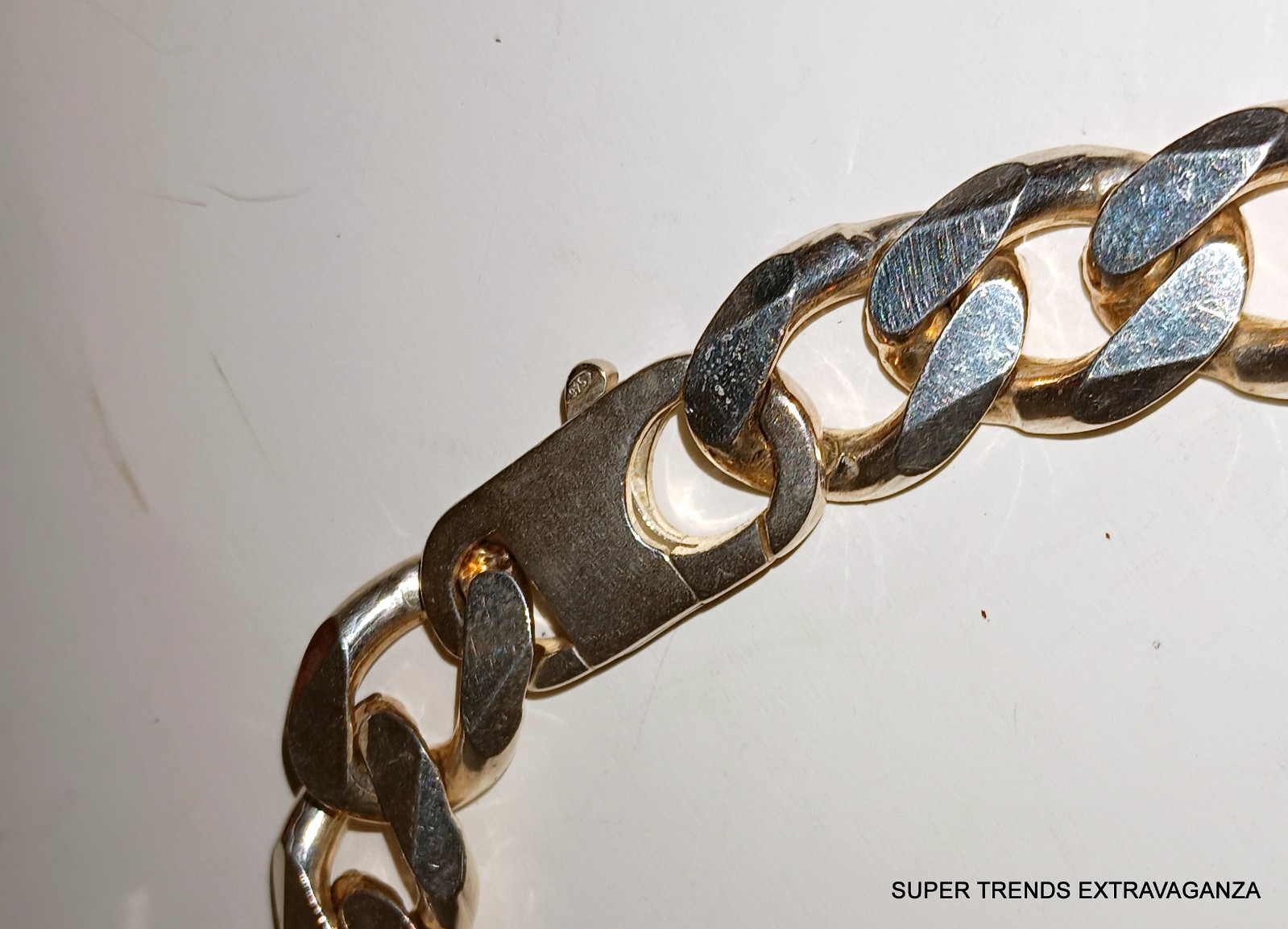 MASSIVE 18MM Solid Sterling Silver Curb Miami Cub… - image 5