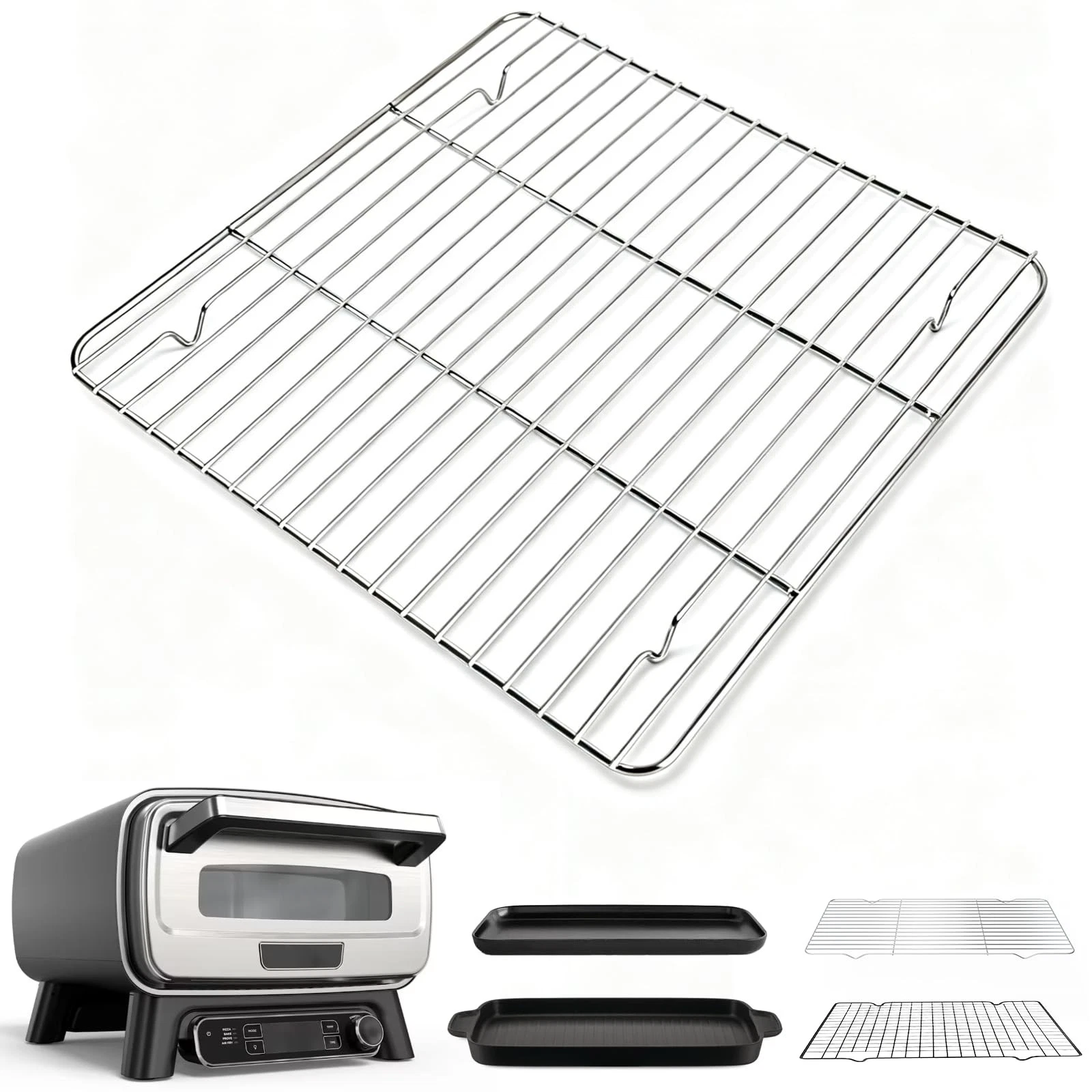 Stainless Steel Cooling & Baking Racks – Cookie Oven Rack & Bakers Rack for K...
Opens in a new wind