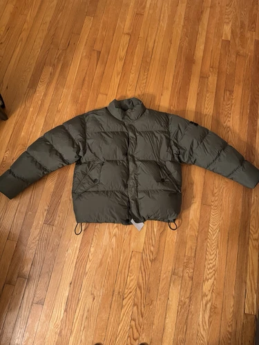 Piumino Stone Island tinto in capo Crinkle Reps R NY