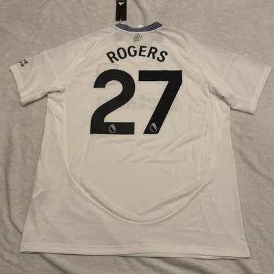 2024-25 Adidas Men's Aston Villa Morgan Rogers Away Soccer Jersey