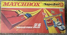 Nuovo vecchio stock Matchbox Super Fast SF-16 Grand Prix Pack scatola originale c1969