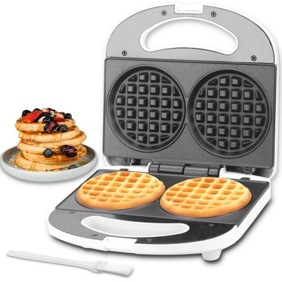 Double Mini Waffle Maker Machine, Chaffle Maker, Waflera Electrica, Small Waf...