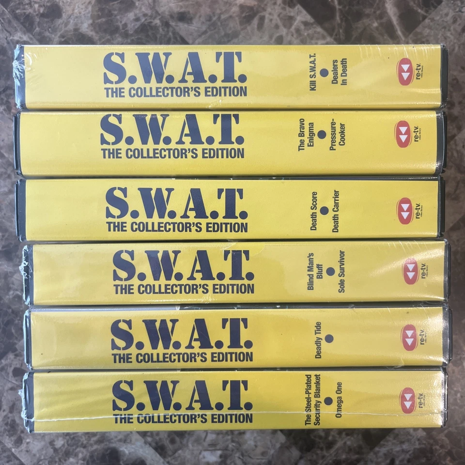 (7) SWAT Collectors Edition 1975 VHS Video - Columbia House (2001) SEALED - Image 3 of 4