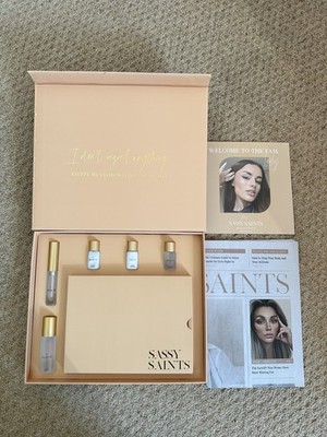 Sassy Saints Brow Lamination Kit Neu und Originalverpackt 100% Tierversuchsfrei und vegan
