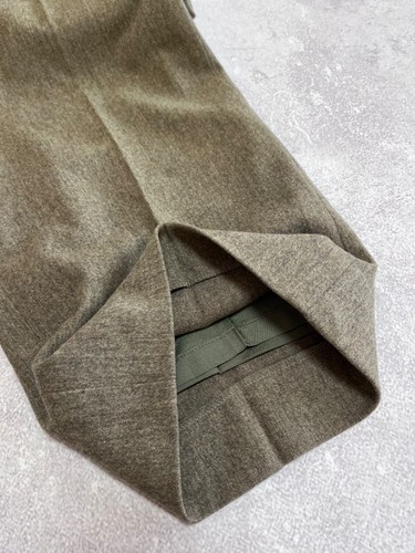 Vintage Jil Sander Women's Wool Cashmere Beige Pants Size 42 Made in Italy - Picture 9 of 11