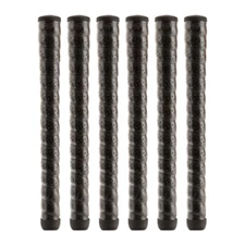 Set of 6 Winn Excel Wrap Soft Wrap Oversize Golf Grip, Black - 7715W