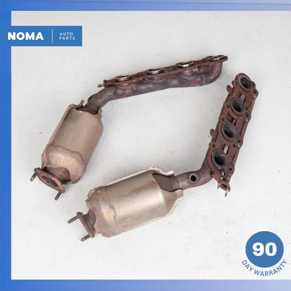 05-09 Juego de tubos de escape laterales izquierdo y derecho Lexus UZJ120 GX470 con colectores OEM Foto 2 de 4