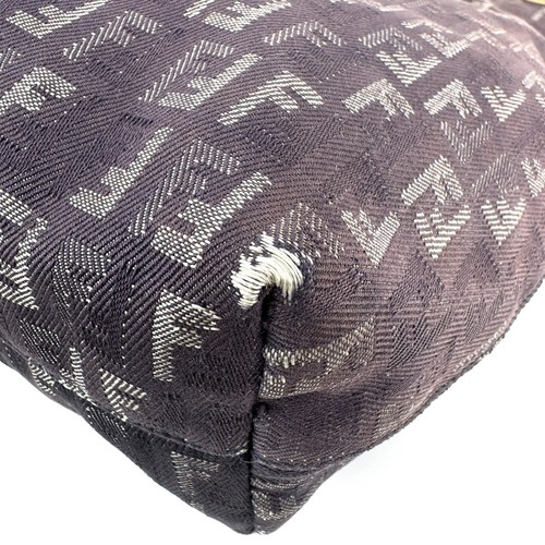 Bolso de Mano FENDI Zucchino Denim Lona Auténtico F05-0138 - Imagen 17 de 24