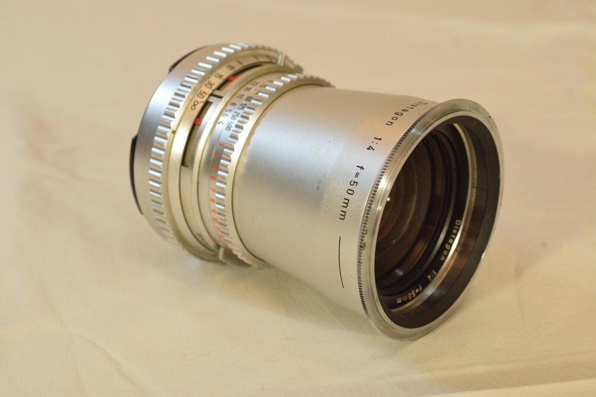 Hasselblad Carl Zeiss Lens 50mm f/4 Chrome Distagon Synchro