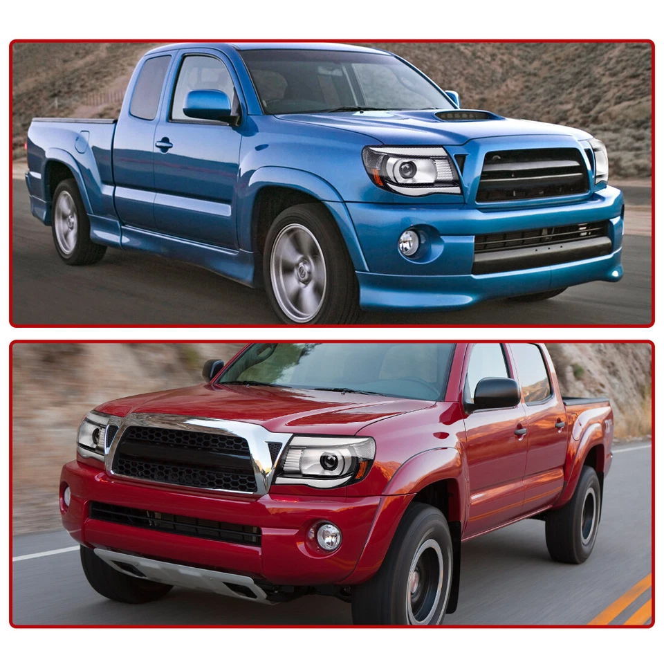 For 2005-2011 Toyota Tacoma Projector Headlights Sequential LED DRL Turn Signal - Image 2 of 4