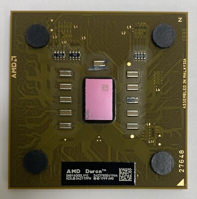AMD Duron DHD1600DLV1C 1600MHz / 64KB / 266MHz Sockel 462 Prozessor / CPU