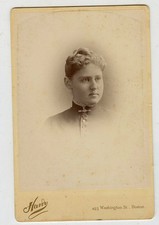 Cabinet Photo - Boston Massachusetts-MORGAN / DEAN Family Lady (Edna)