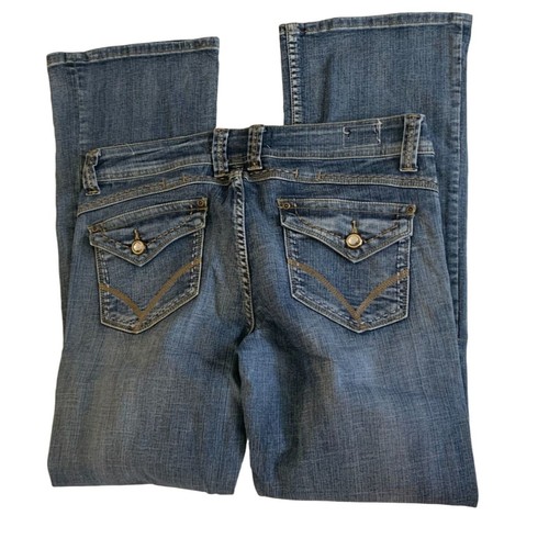 Yaso Jeans Womens Size 13 14 Distressed Boot Cut YP629 Jeans Bootcut