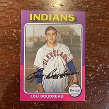 2019 Topps Lou Boudreau 1975 Throwback #106
