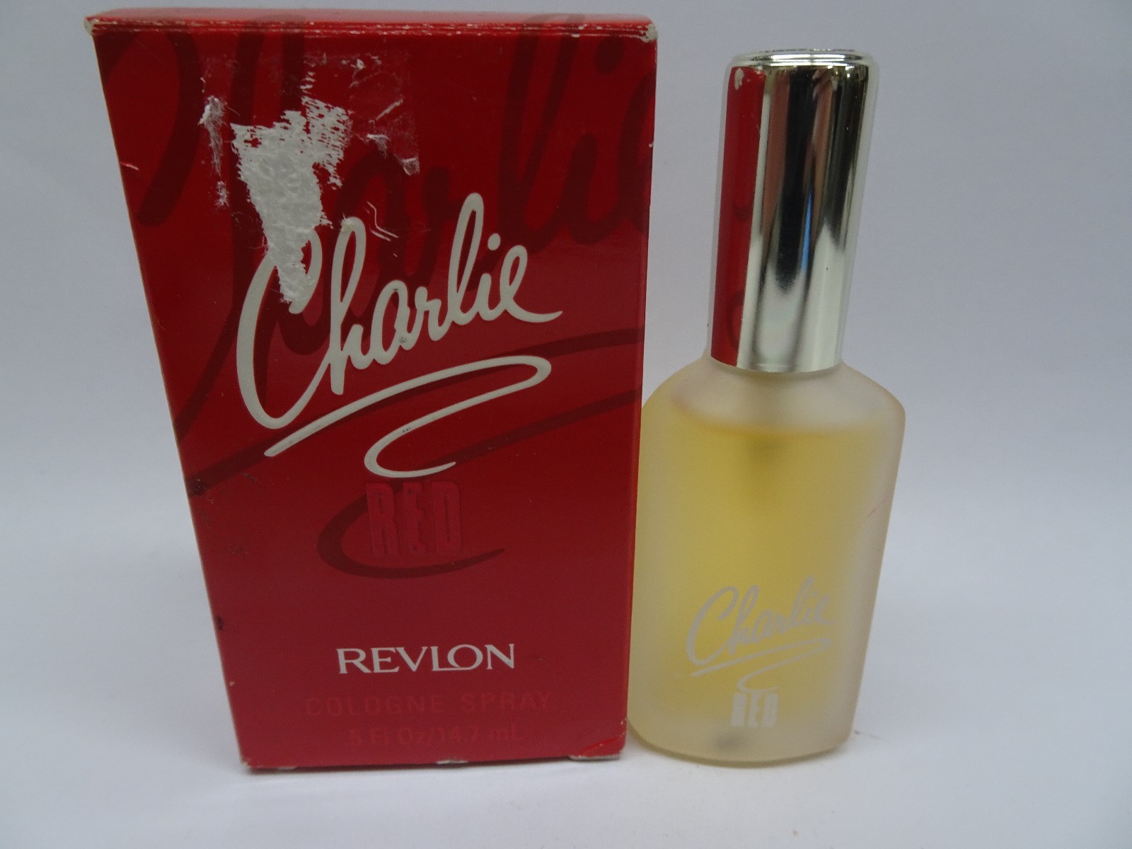 CHARLIE ORIGINAL RED COLOGNE MADE IN USA VINTAGE 05 OZ NIB 5890₽