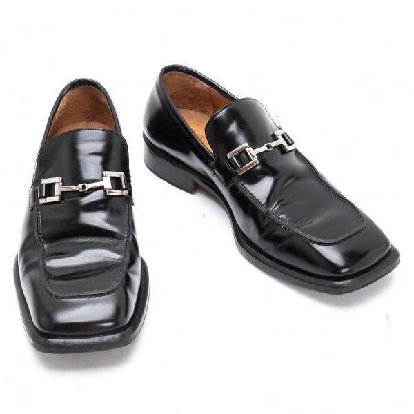 GUCCI Horsebit Leather Loafers Size 40E(K-125905) | eBay