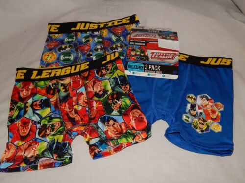 Boy's Underwear size XS-4 S-6 M-8 L-10 Justice League Boxer Briefs Batman Flash - Picture 10 of 12
