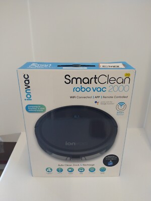 Ionvac SmartClean Robovac 2000 Vacuum Cleaner App/Remote Controlled New