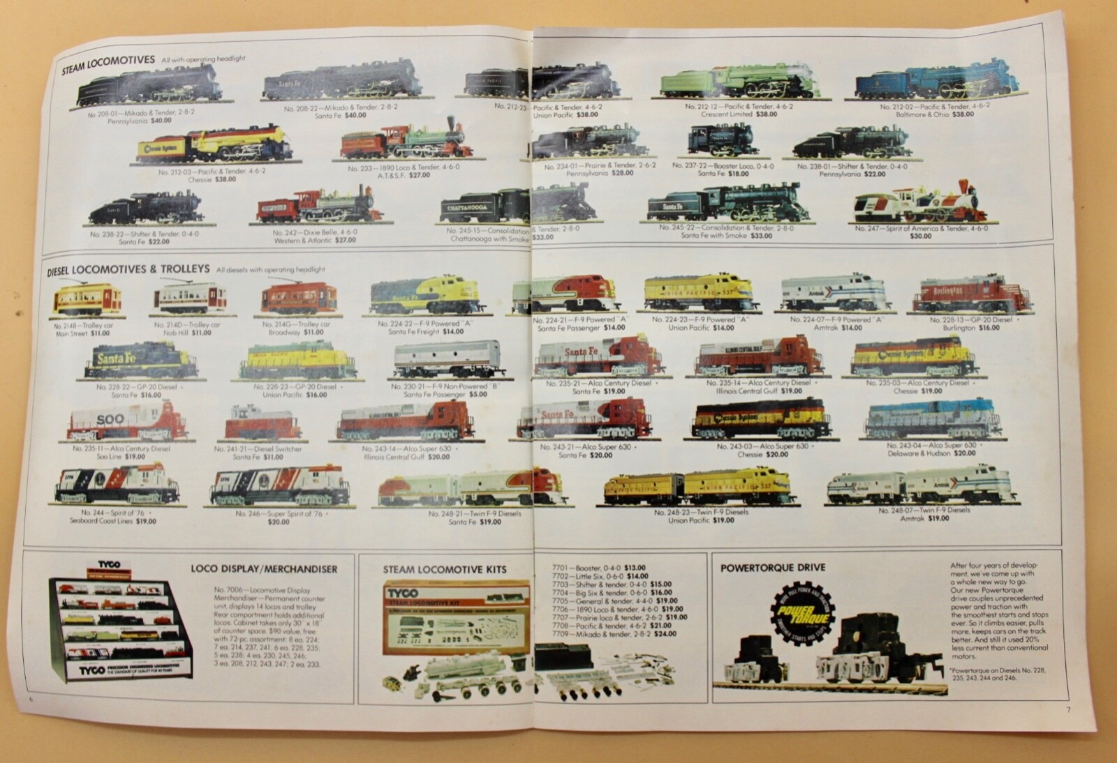 Tyco HO 1975 Train, Expander System, Instruction Manual, Parts Form ...