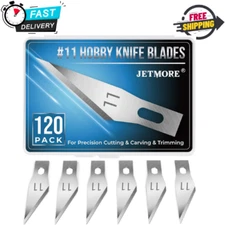 120 Pack Exacto Knife Blades 11, Craft Knife Blades Replacement, Exacto Blade 11