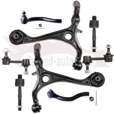 Set Of 8 Fit For 2003-2007 Honda Accord Front Lower Control Arm Tie Rod Sway Bar