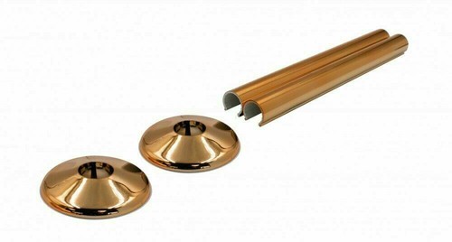 x2 15 mm Talon Heizkörper Rohrkragen Sets oder Abdeckungen für 15 mm Rohrleitung Heizkörper - Bild 14 von 17