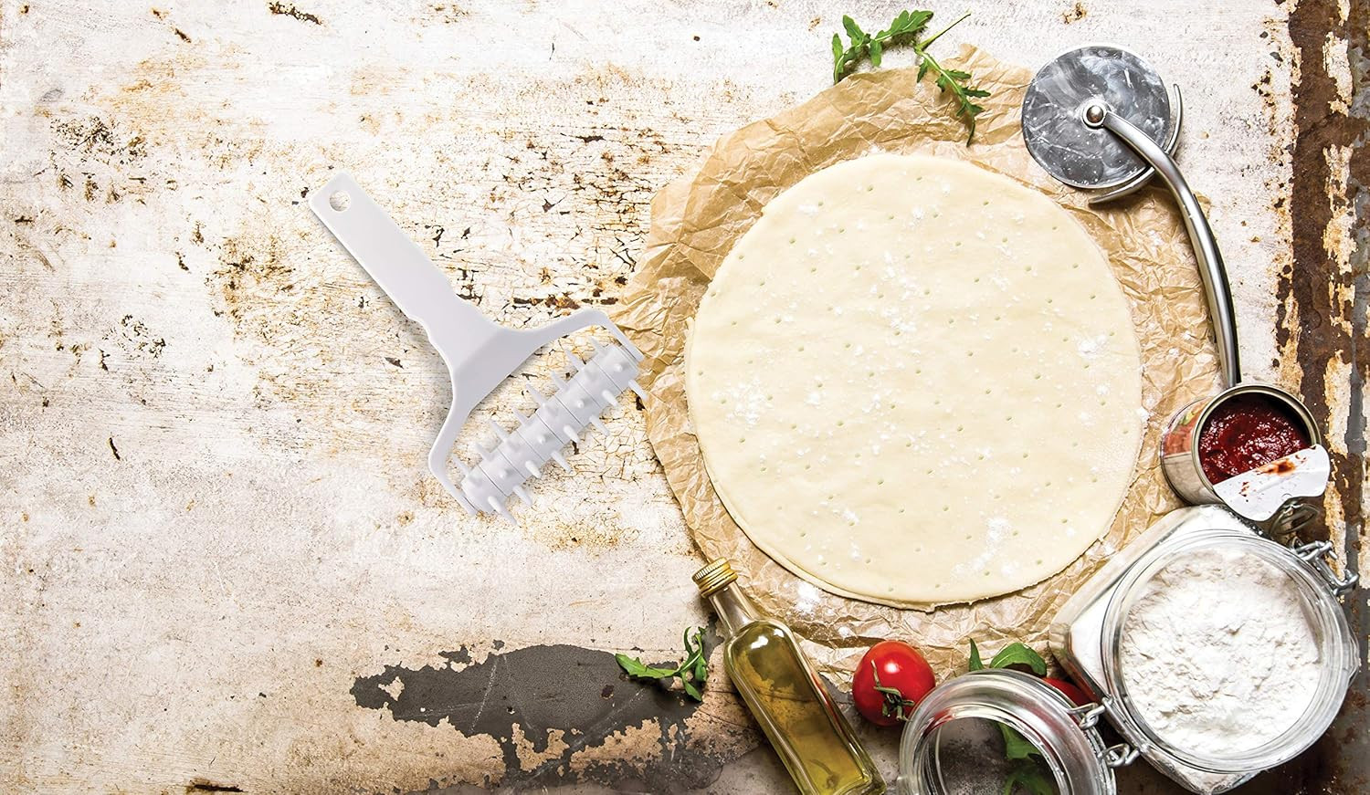 Mrs. Anderson’S Baking Dough Docker, for Consistent Pizza Crust, Bpa-Free