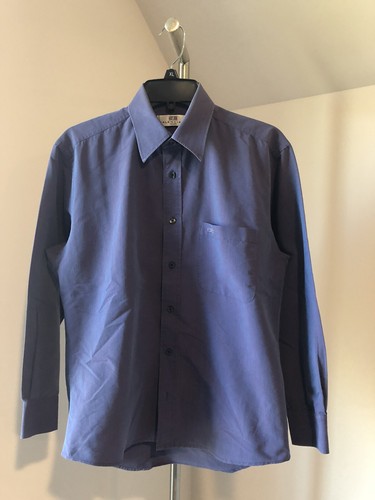 Vintage Balenciaga Mens Purple Button 