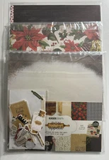 Kaisercraft 12x12 Scrapbook Kit-Variations-Letters To Santa, Fleur, Bon appetit