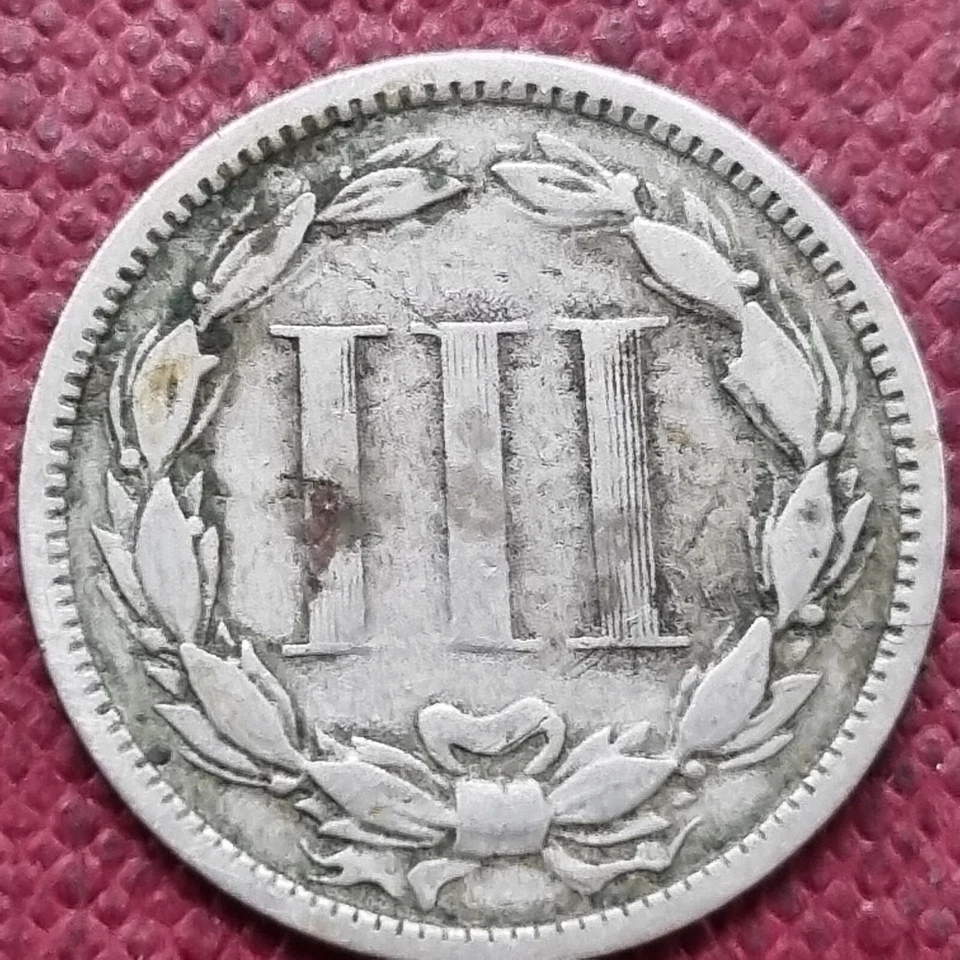 1874 Three Cent Nickel 3c Better Grade #80254 - Image 2 of 2