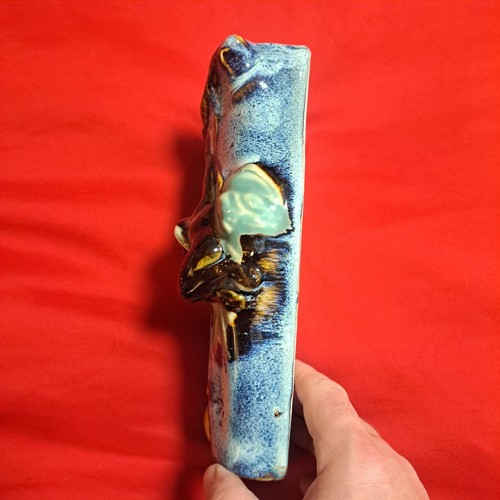 Handmade Clay Wall Art Vase With Sloth Animal - Picture 5 of 12