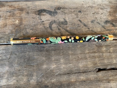 Rifle Paper Co. Lively Floral Writing Pen Metal with Gold Accents
