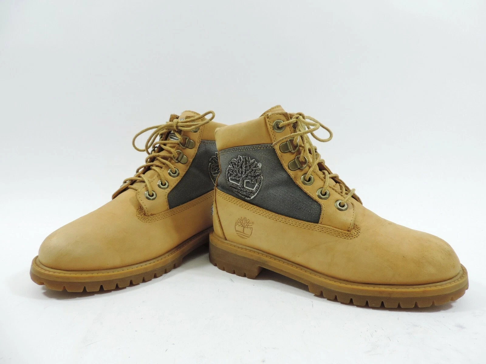 Stivali donna Timberland scarpe beige sabbia nabuk pelle scamosciata qualità UK 3 US 4 EU 36