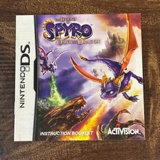 Legend of Spyro Dawn of Dragon Nintendo DS Gameboy Instruction Manual Only