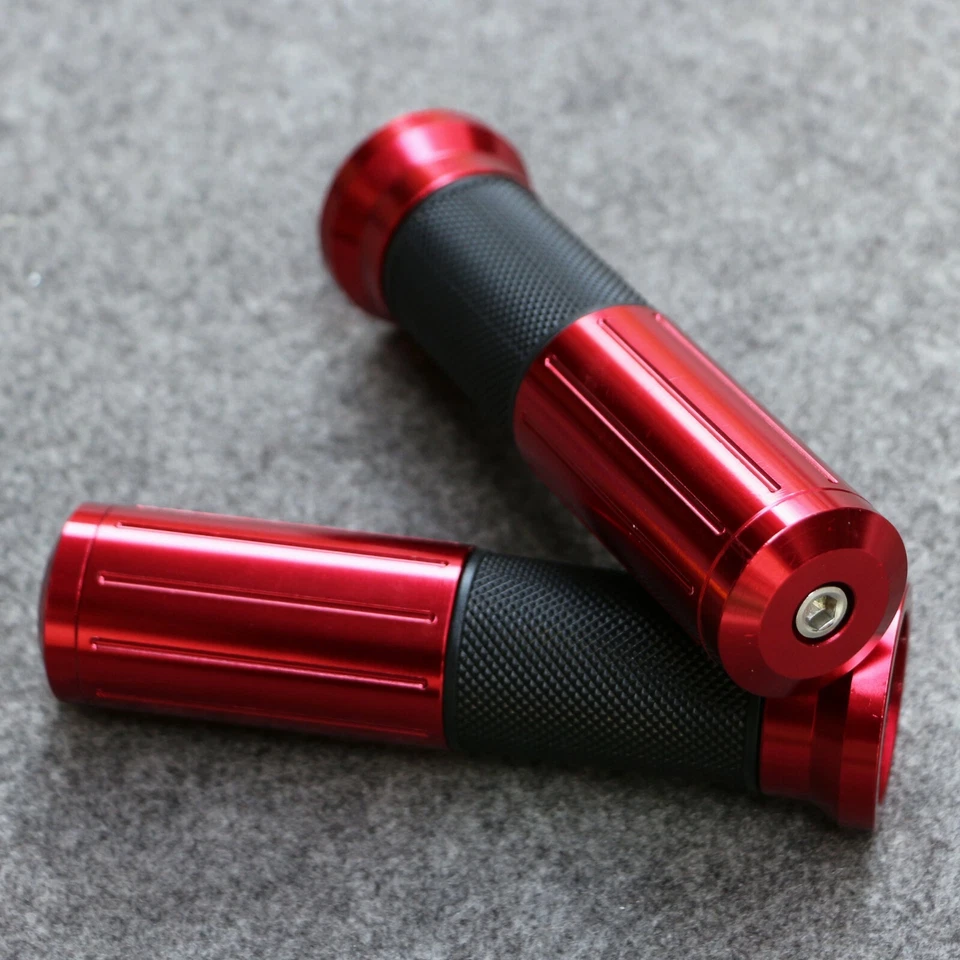 7/8" Handle Bar Hand Grips Fit For Yamaha FZ1 FZ6 YZF600/1000 R1 R6 TMAX MT XJ - Imagem 2 de 4